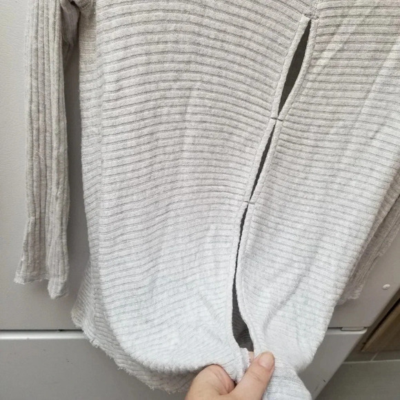 Free People Grey Cowl Neck Sweater  XS - Picture 9 of 13